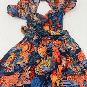 Anthropologie Multicolor Floral Dress